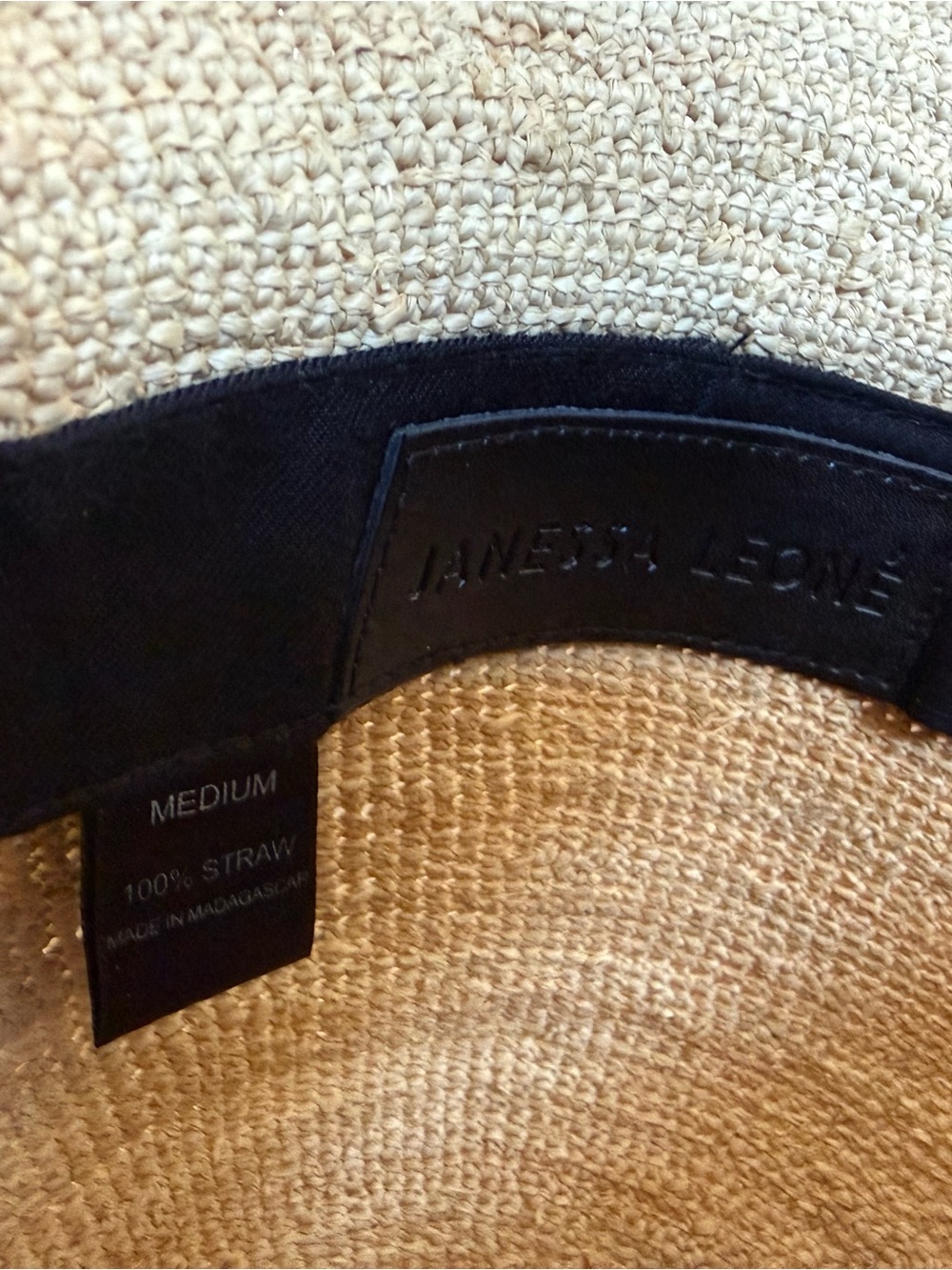 Janessa Leone Teagan Raffia Sun Hat - Picture 3 of 4